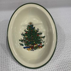 Cuthbertson Christmas Tree  Soap Dish Made in England..